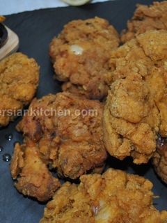 عکسی از دستور طرز تهیه خوشمزه ترین مرغ سوخاری کنتاکی