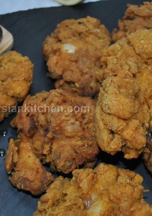عکسی از دستور طرز تهیه خوشمزه ترین مرغ سوخاری کنتاکی