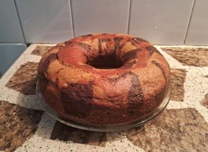 Una foto de Budín exquisito con triple sabores