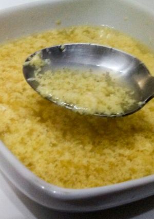 Una foto de Caldo de stracciatella