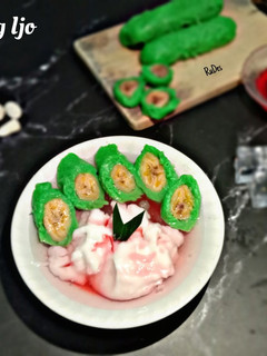 Foto resep Es Pisang Ijo