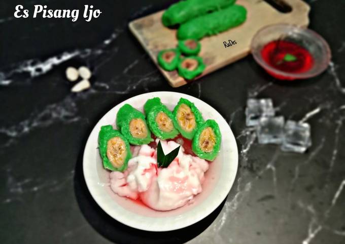 Resep Es Pisang Ijo Resep Es Pisang Ijo