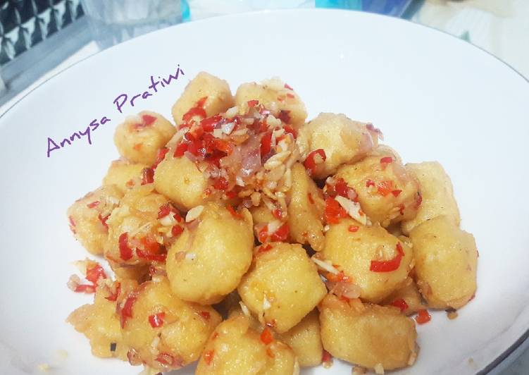 Langkah mengolah Tahu Crispy Cabe Garam sedap