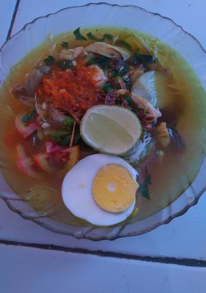 Foto resep Soto ayam lontong