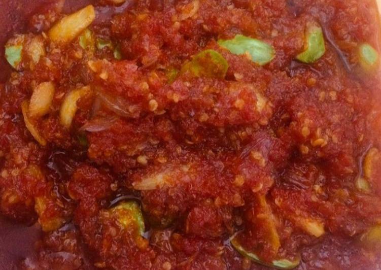 Langkah Mudah untuk Menyiapkan Lado goreng pete yang Enak Banget