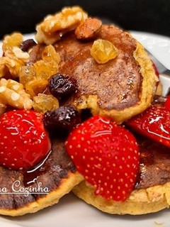 Foto de Panquecas de Banana e Aveia
