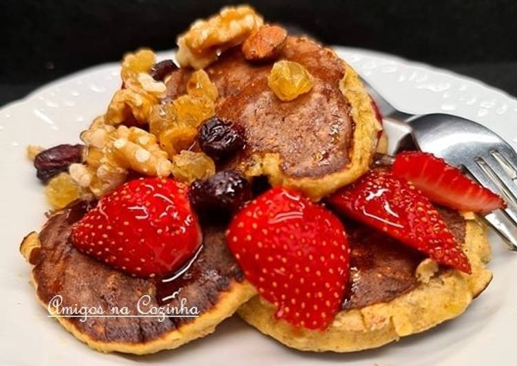 Panquecas de Banana e Aveia