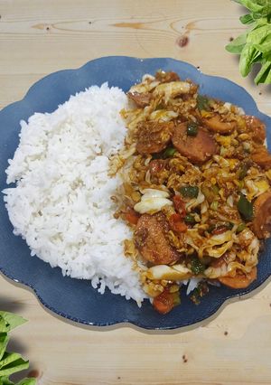Foto resep Nasi Gila ala Dinda's kitchen