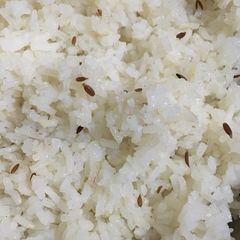 Jeera rice A picture of Jeera rice.