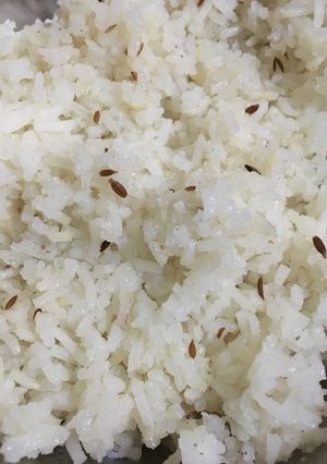 A picture of Jeera rice.