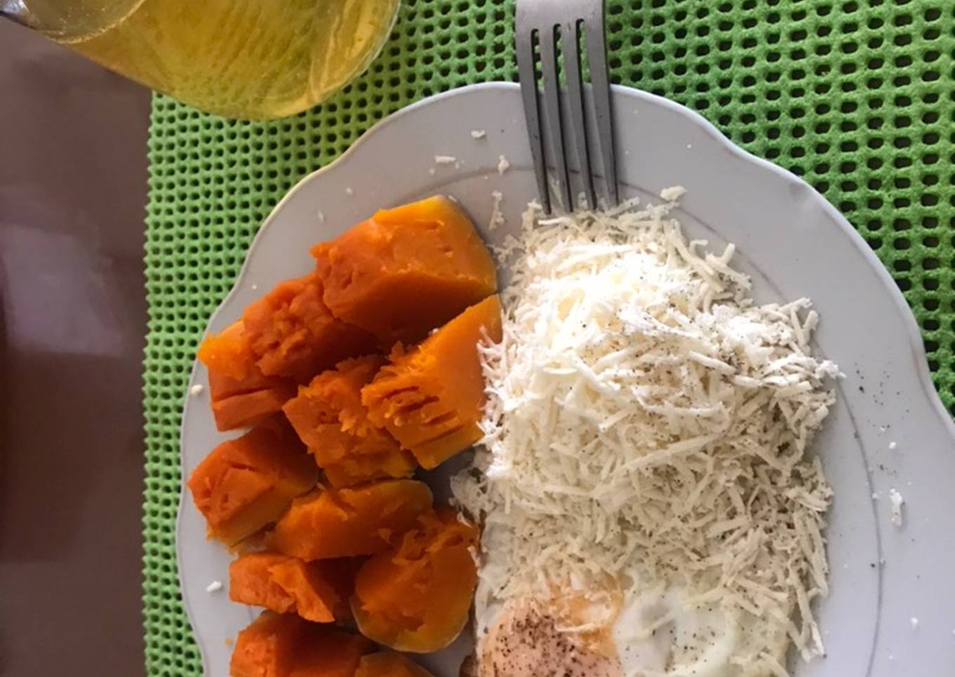 Desayuno saludable con calabaza