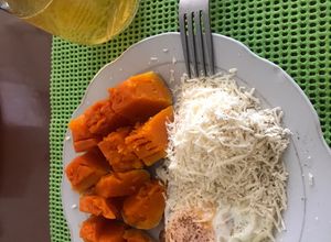 Una foto de Desayuno saludable con calabaza