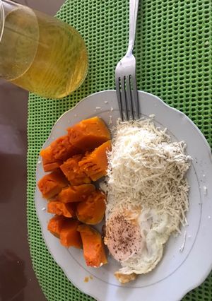 Una foto de Desayuno saludable con calabaza