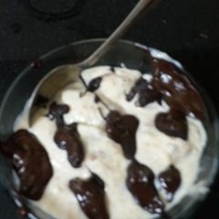 A picture of Chiku choco Ice cream.