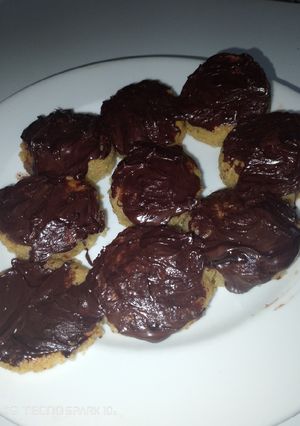 Una foto de Panquecitos de Piña y Chocolate