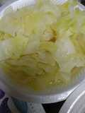 Labor Day boiled Cabbage vegetarian