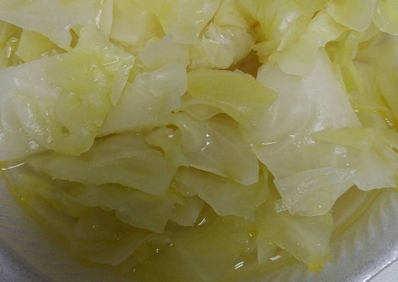 Labor Day boiled Cabbage vegetarian