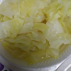 Labor Day boiled Cabbage vegetarian A picture of Labor Day boiled Cabbage vegetarian.