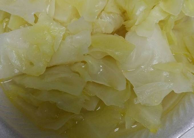 Labor Day boiled Cabbage vegetarian