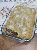 Budín de banana, coco y nuez saludable. 🍌