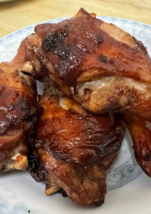 氣炸烤箱料理-脆皮雞腿🍗 的食譜成品照片