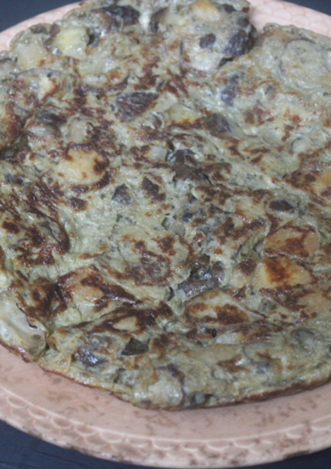 Una foto de Tortilla de peras y tupinamba
