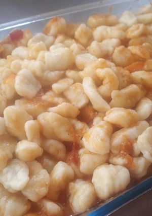 Una foto de Ñoquis de papas