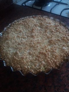Una foto de Tarta de ricota con dulce de leche