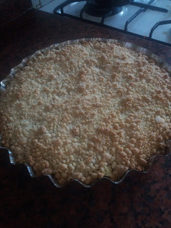 Una foto de Tarta de ricota con dulce de leche