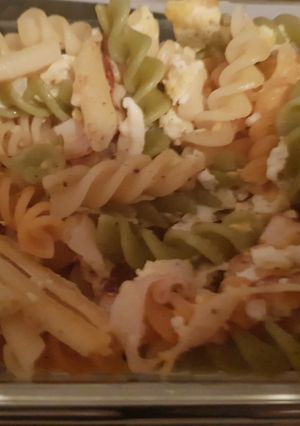 Una foto de Macarrones carbonara a mi manera