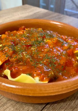 Una foto de Raviolis exprés