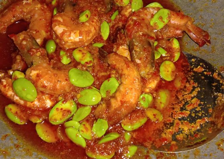 Langkah Mudah untuk Menyiapkan Sambel udang pete, Enak