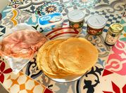Una foto de crepes de claras