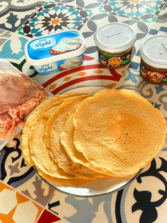 Una foto de Crepes proteicos fit, 2 ingredientes