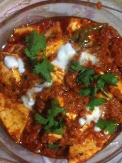 A picture of Paneer Butter Masala.