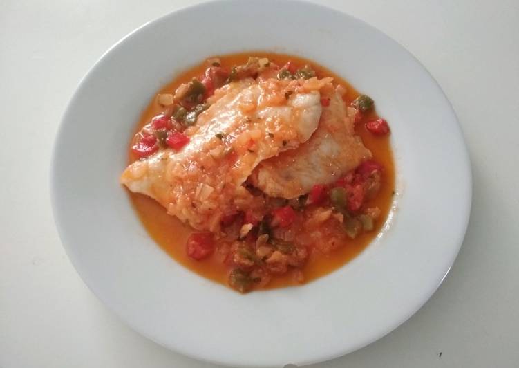 Filetes de merluza en salsa