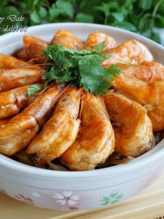 鮮蝦粉絲煲 的食譜成品照片
