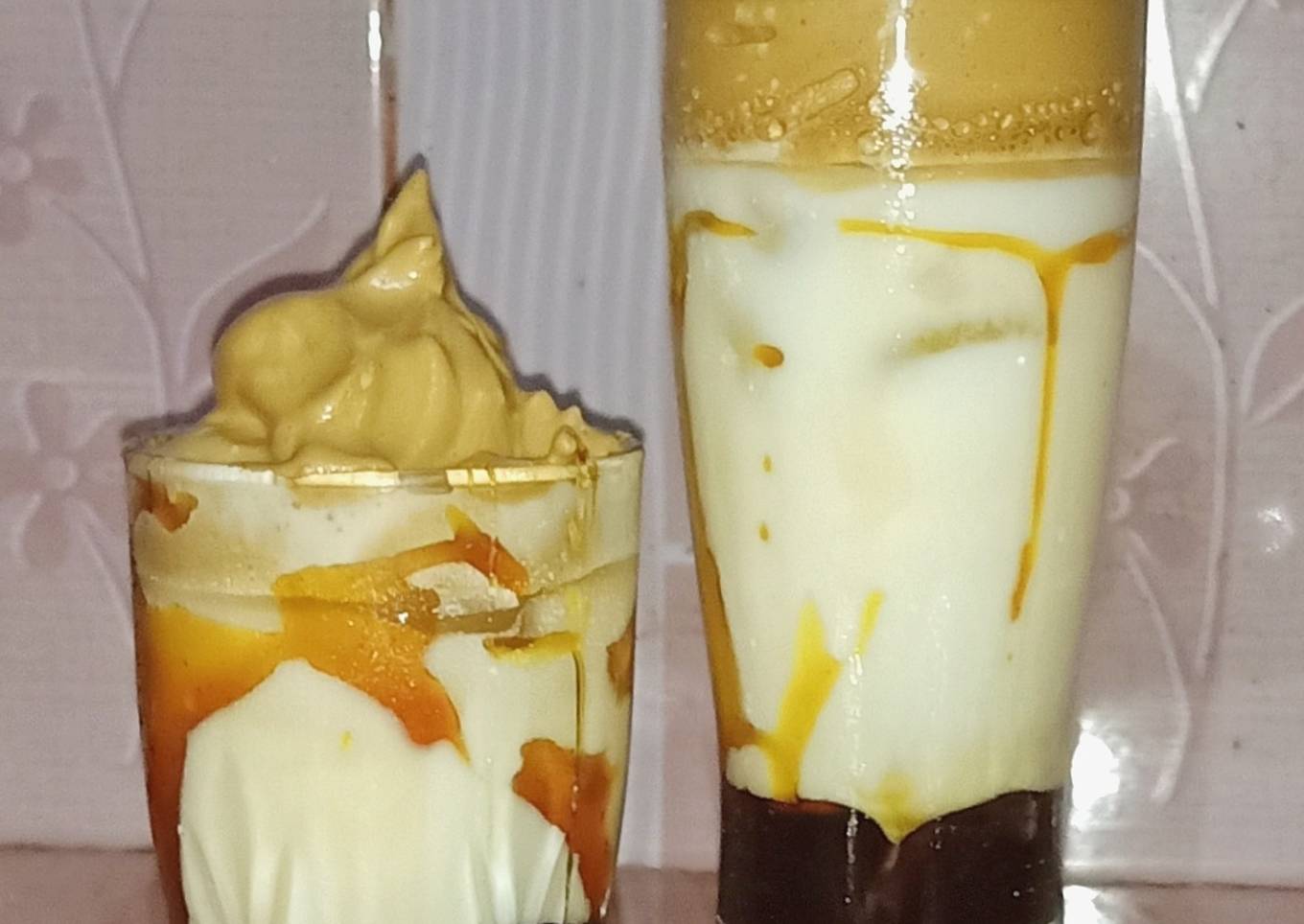 Kopi Susu Gula Aren Dalgona