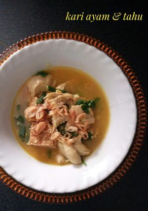 Foto resep Kari Ayam & Tahu