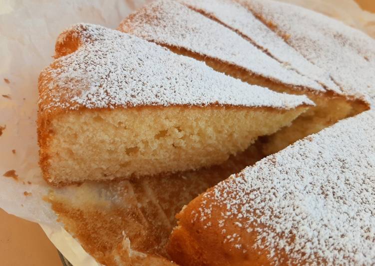 Torta al latte caldo