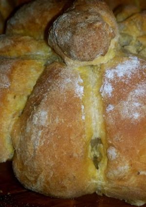 Une photo de Pumpkin bread - Petits pains au potiron