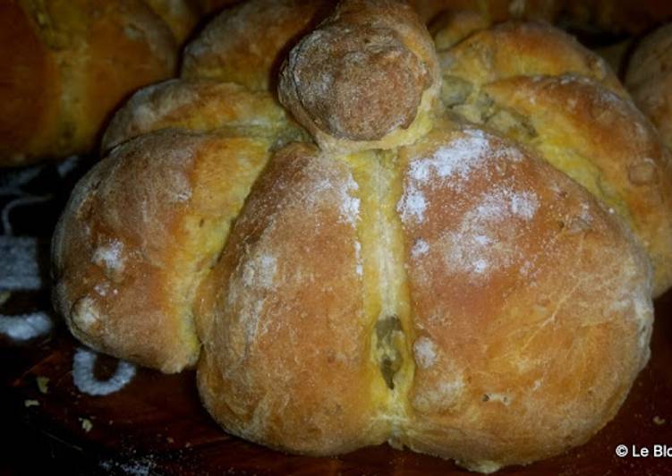 Recette De Pumpkin bread - Petits pains au potiron