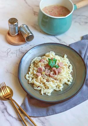 Gambar Carbonara Fusilli Sempoi