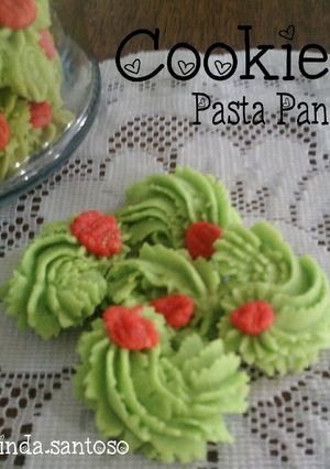 Foto resep Cookies Pasta Pandan