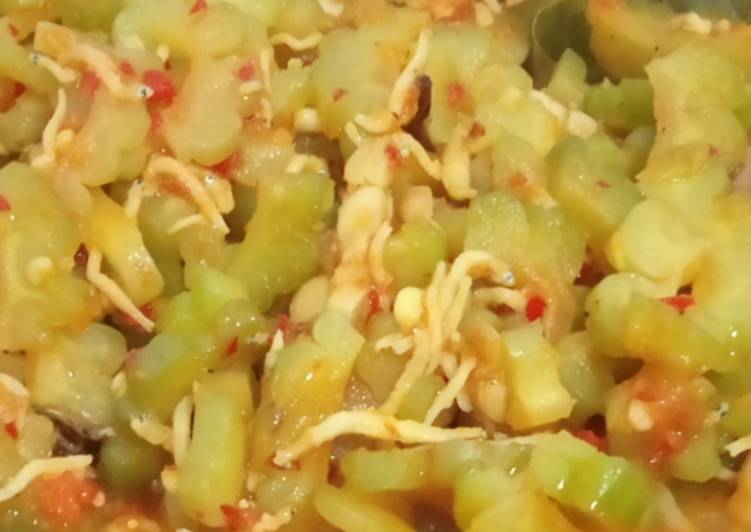 Tumis Pare Tempe Teri