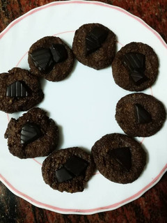 Una foto de Galletas chocolate healthy