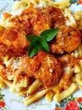Chicken in Tomato Sauce with Pasta