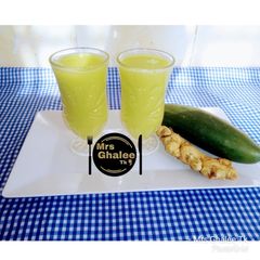 Cucumber and ginger drink A picture of Cucumber and ginger drink.