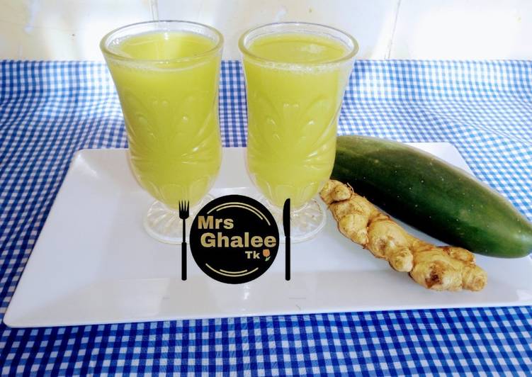 Easiest Way to Make Favorite Cucumber and ginger drink