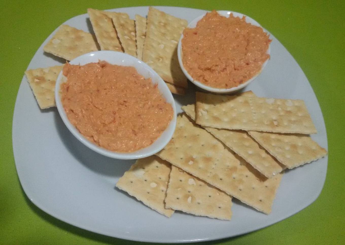 Paté de piquillos y atún con Thermomix